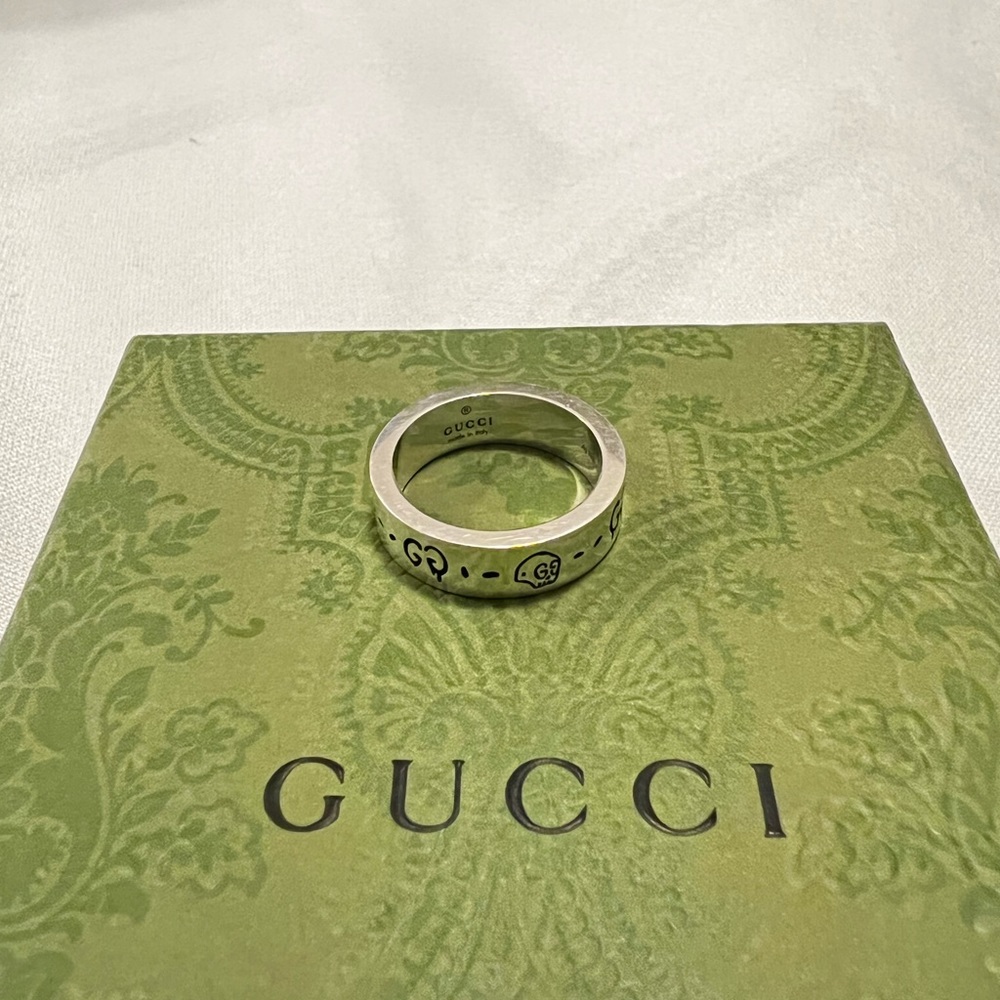 GucciGhost ring in sliver